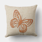 かわいい蝶 クッション (裏面)