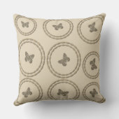 かわいい蝶 クッション (裏面)