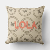 かわいい蝶 クッション (正面)