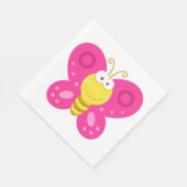 かわいい蝶 スタンダードランチョンナプキン (角)