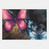 かわいい蝶 ラッピングペーパーシート (正面)