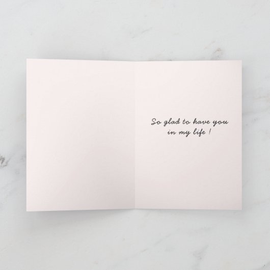 かわいい融けるハートのバレンタインカード カード (内部)