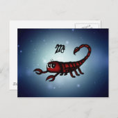 かわいい蠍座 ポストカード (正面/裏面)