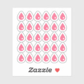 かわいい血落とし シール (シート)