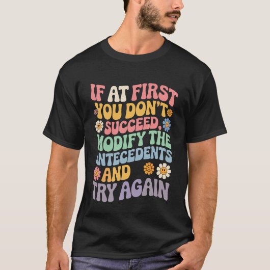 かわいい行動分析士感謝行動分析 Tシャツ (正面)