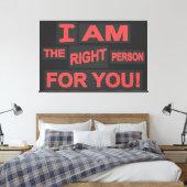 かわいい表情デザイン「ラブライフ」。買今 キャンバスプリント (インサイチュ (寝室))