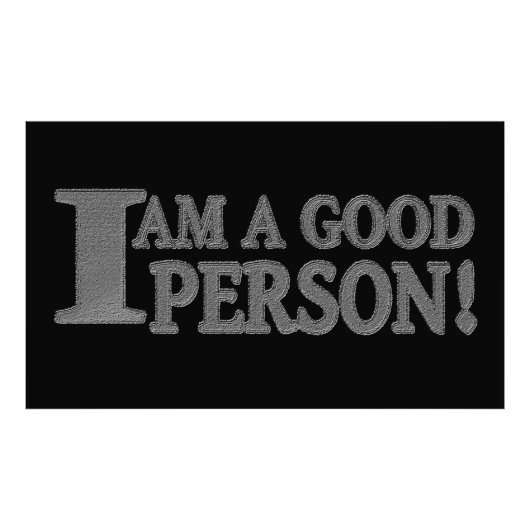 かわいい表情デザイン「GOOD PERSON」買今すぐ フォトプリント            (正面)