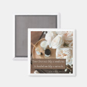 かわいい表現磁石の介護者への愛 マグネット (正面/裏面)