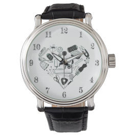 かわいい裁縫キットハート型下水裁縫工芸品 腕時計