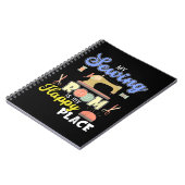 かわいい裁縫ギフトキルターズクラフトキルティング ノートブック (左側)