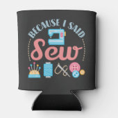 かわいい裁縫恋人のシーストレスって言ったから 缶クーラー (裏面)