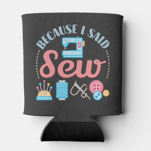 かわいい裁縫恋人のシーストレスって言ったから 缶クーラー (裏面)