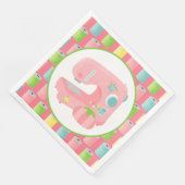 かわいい裁縫愛好家パーティー紙ナプキン (コーナー)