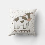 かわいい装飾用クッションの子供部屋の装飾は枕牛をからかいます クッション (裏面)