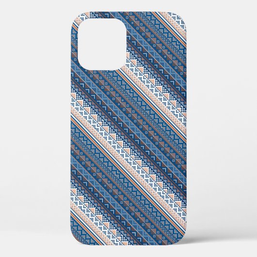 かわいい装飾的なウクライナのパターンデザイン Case-Mate iPhoneケース (裏面)
