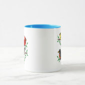 かわいい裏庭の鳥 マグカップ (中央)