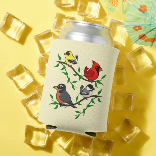 かわいい裏庭の鳥 缶クーラー (インサイチュ 夏)