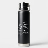 かわいい複合家族からの義母への最高のプレゼント ウォーターボトル (背面)