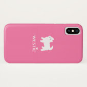 かわいい西の高地テリア- I愛Westies Case-Mate iPhoneケース (裏面(横))