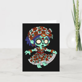 かわいい西アフリカのゾンビ ノートカード