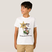 かわいい西カウボーイキャットタブ Tシャツ (正面フル)