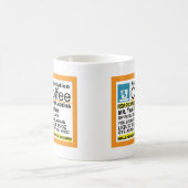 かわいい規定のコーヒー・マグ コーヒーマグカップ (中央)