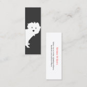 かわいい覗きパップ スキニー名刺 (正面/裏面)