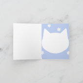 かわいい覗き猫サンキューカード カード (内部)