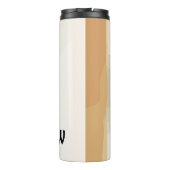 かわいい覗き猫デザイン熱タンブラー タンブラー (裏面)