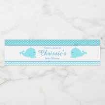 かわいい親&ベビーホエールブルーボーイ