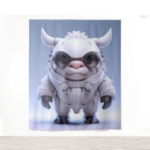 かわいい角のあるキャラクター