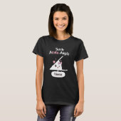 かわいい角度 面白い幾何学と数学の駒鋭角 Tシャツ (正面フル)