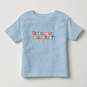 かわいい言葉が溢れるカラフルなテキスト トドラーTシャツ