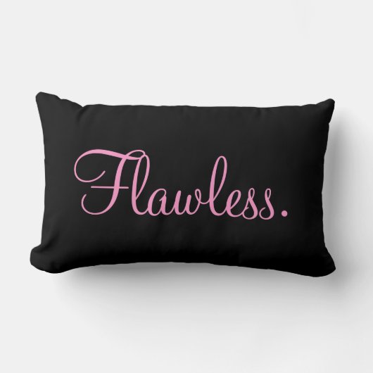 かわいい言葉の枕 ランバークッション (正面)