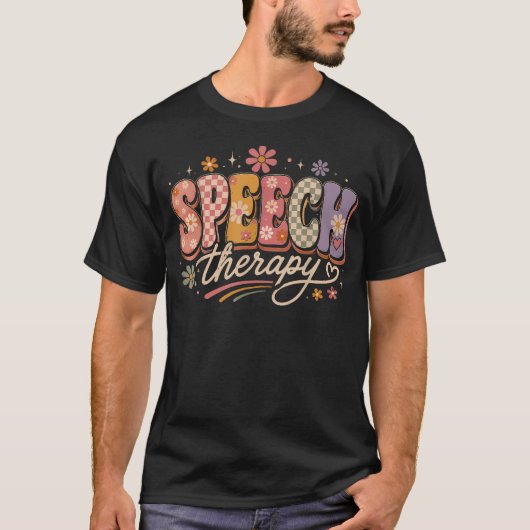 かわいい言語療法士言語聴覚士 Tシャツ (正面)