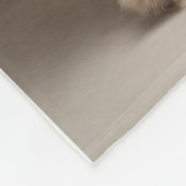 かわいい記念品の名前でペットの写真の毛布 フリースブランケット (角)