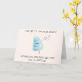 かわいい記念日の折り畳みグリーティングカード カード (黄色い花)