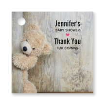 かわいい詰まったクマ素朴木壁ベビーシャワー