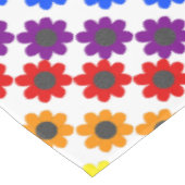 かわいい誇りを持ったLGBTレインボビー&フラワー テーブルクロス (アングル)