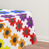 かわいい誇りを持ったLGBTレインボビー&フラワー テーブルクロス (インサイチュ)