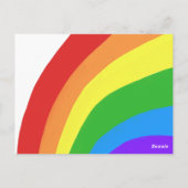 かわいい誕生日ありがとうフォトカード子供へ ポストカード (裏面)