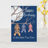 かわいい誕生日つるこうもり折りグリーティングカード カード (黄色い花)