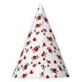 かわいい誕生日のてんとう虫 パーティーハット (裏面)