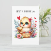 かわいい誕生日のひよこ (スタンド正面)