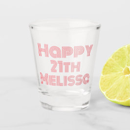 かわいい誕生日の女の子の名前 ショットグラス