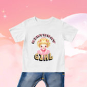 かわいい誕生日の女の子 ベビーTシャツ