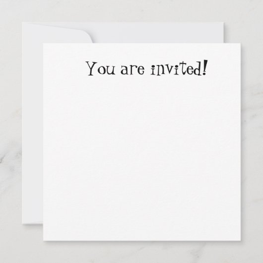 かわいい誕生日の招待 招待状 (裏面)