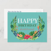 かわいい誕生日の聖書ポストカード ポストカード (正面/裏面)