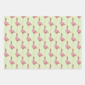 かわいい誕生日アニマルトリオ ラッピングペーパーシート (正面)