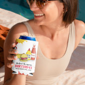 かわいい誕生日カスタムパーティーBBQ 缶クーラー